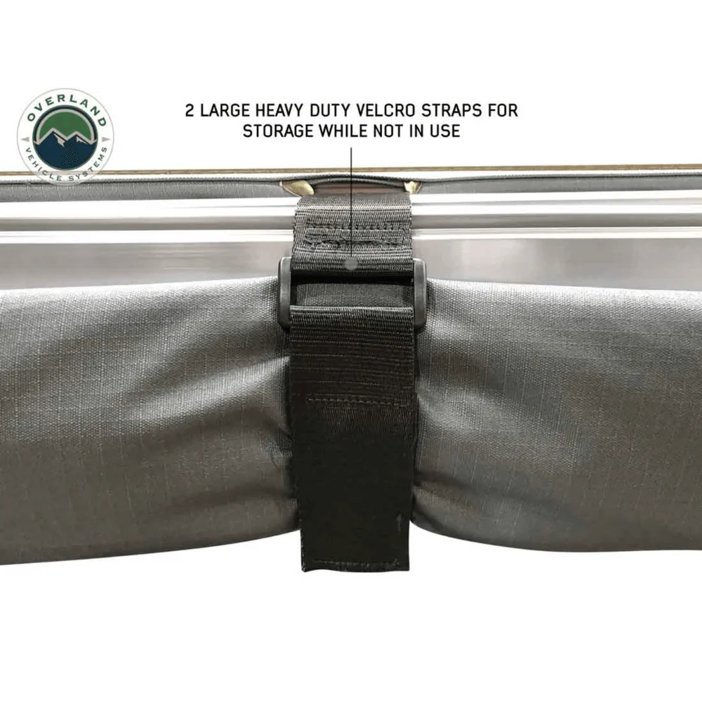 HD Nomadic 270 LT Awning - Dark Gray With Black Travel Cover Universal - Image 12