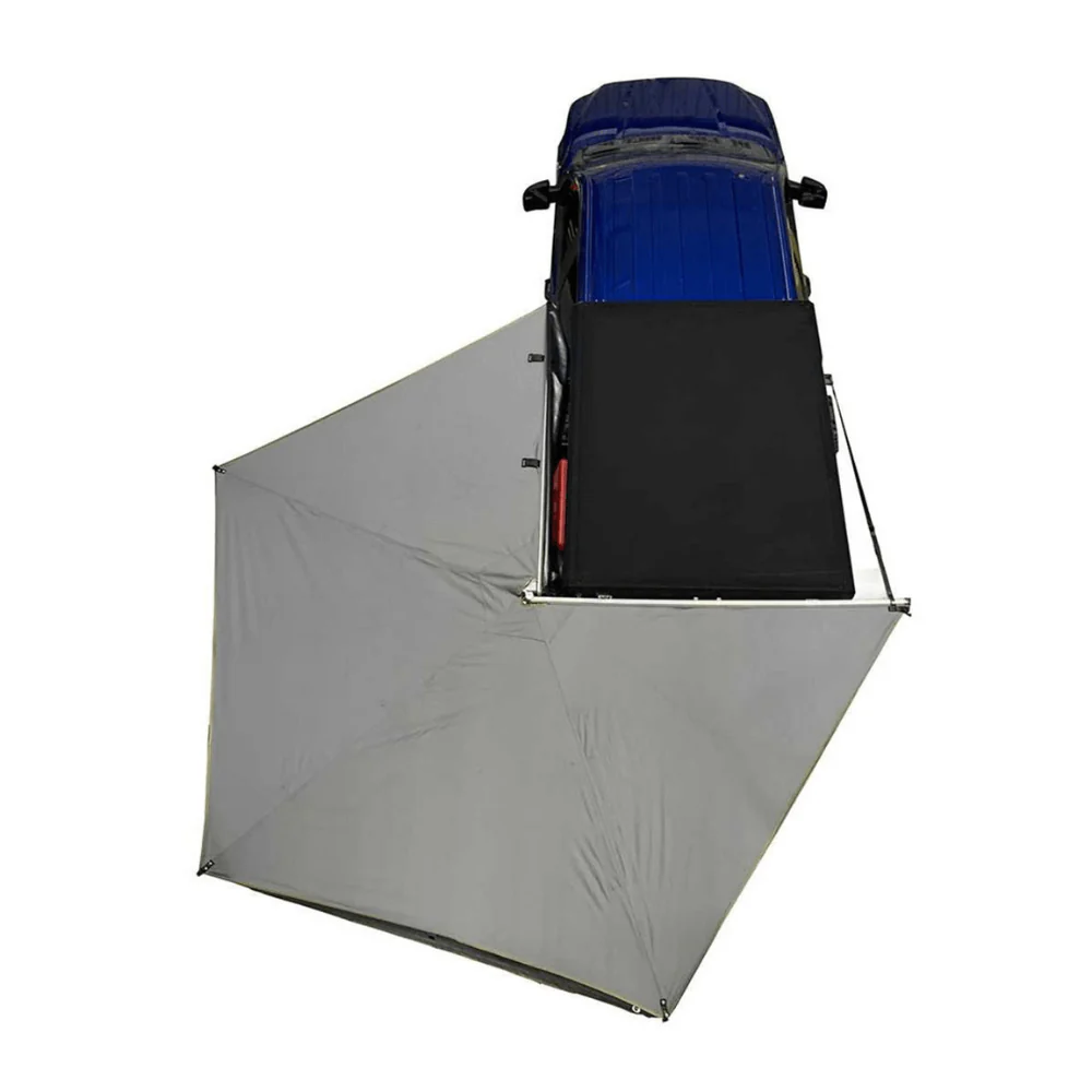 HD Nomadic 270 LT Awning - Dark Gray With Black Travel Cover Universal - Image 3