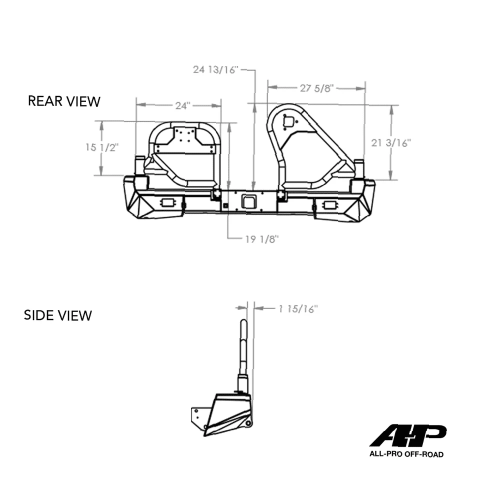 High Clearance Dual Swing-Out Bumper fits 2005-2015 Toyota Tacoma - Image 8