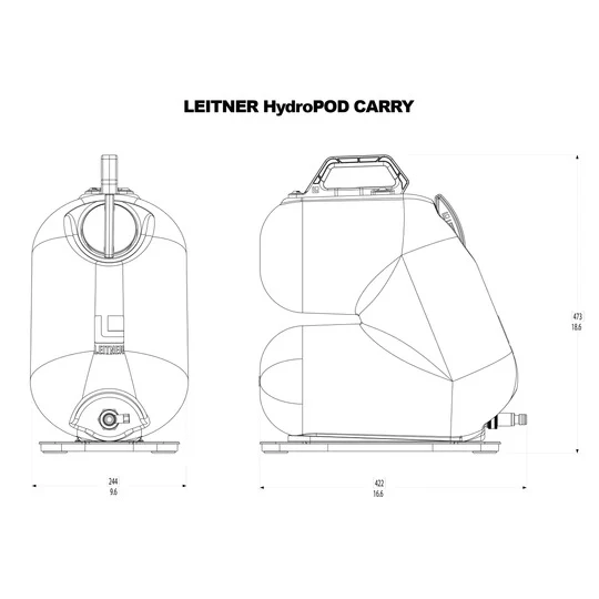 HydroPOD CARRY Portable Shower Kit - Image 8