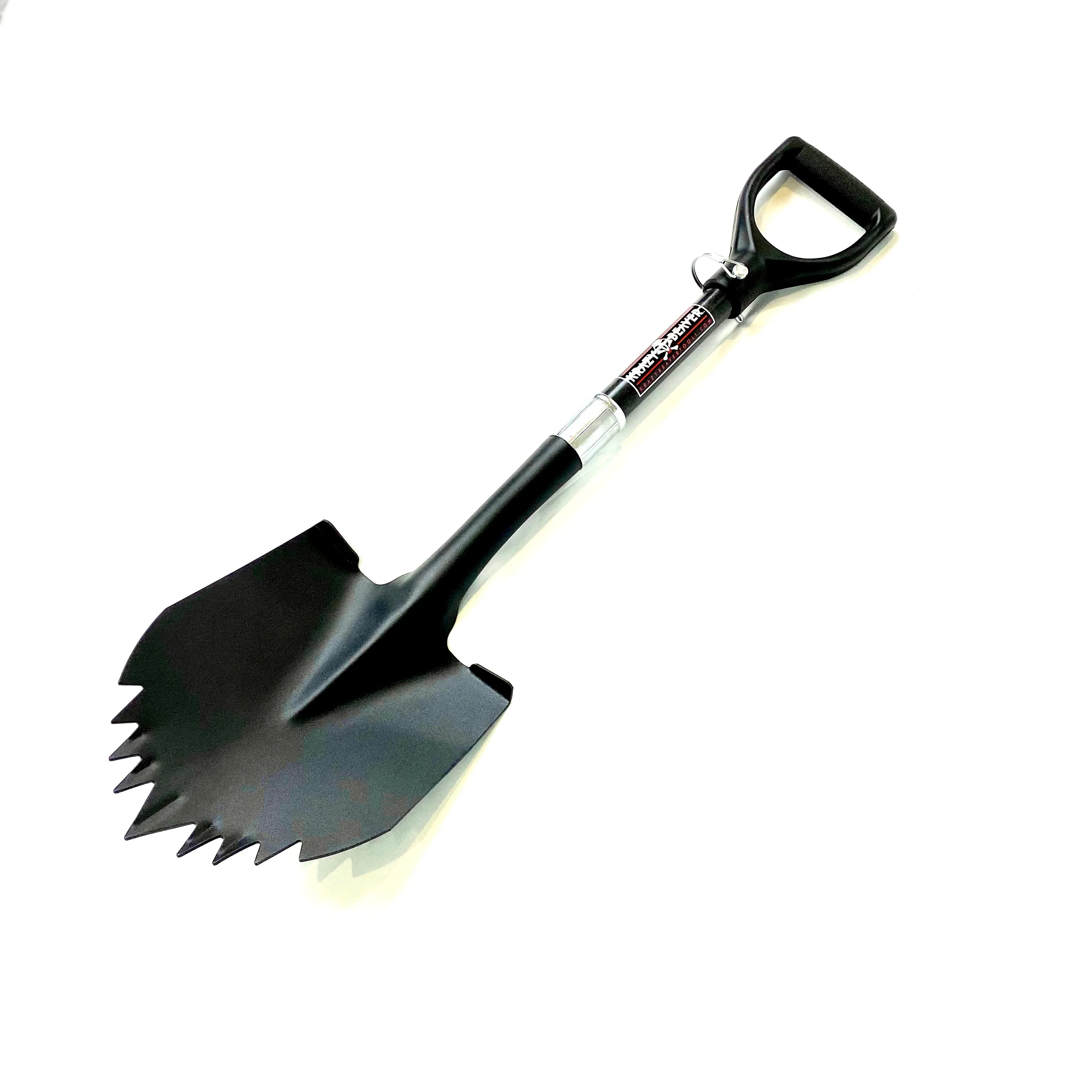 Krazy Beaver Shorty Shovel | Textured Black Head / Black Handle | ATV / UTV