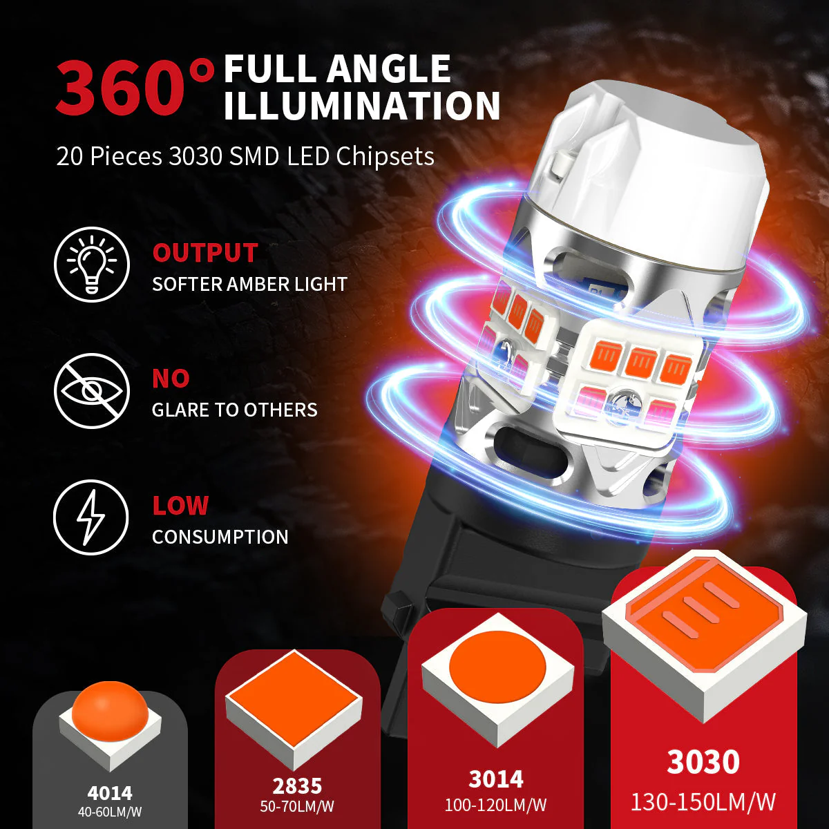 Lasfit LED Bulb Upgrade Kit fits 2001-2015 Toyota Tacoma - Image 27
