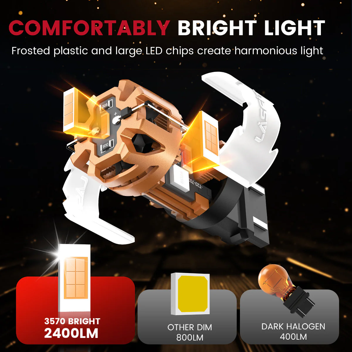Lasfit LED Bulb Upgrade Kit fits 2001-2015 Toyota Tacoma - Image 72