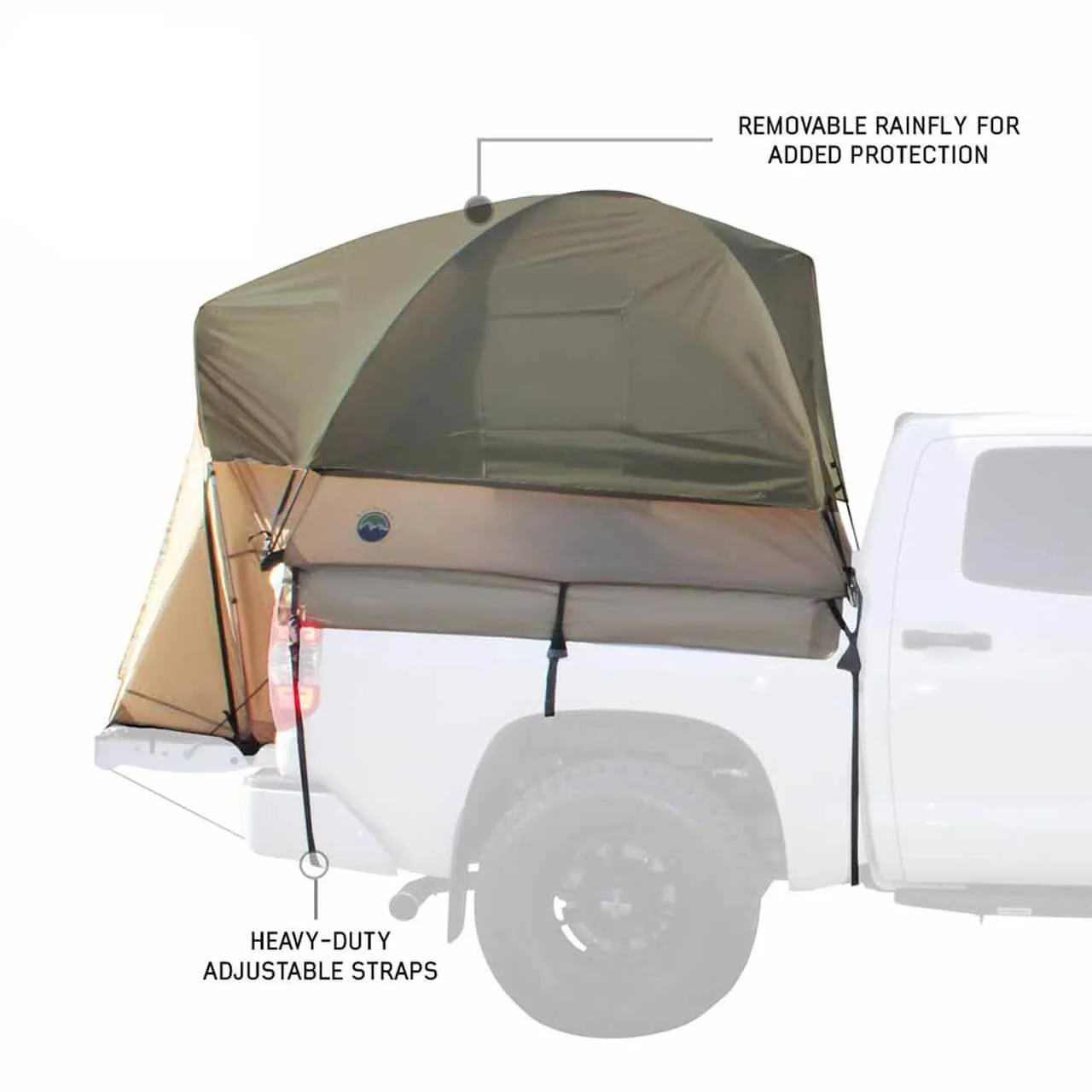 LD TACT Bed Tent, Tan Body & Green Rainfly - Image 4