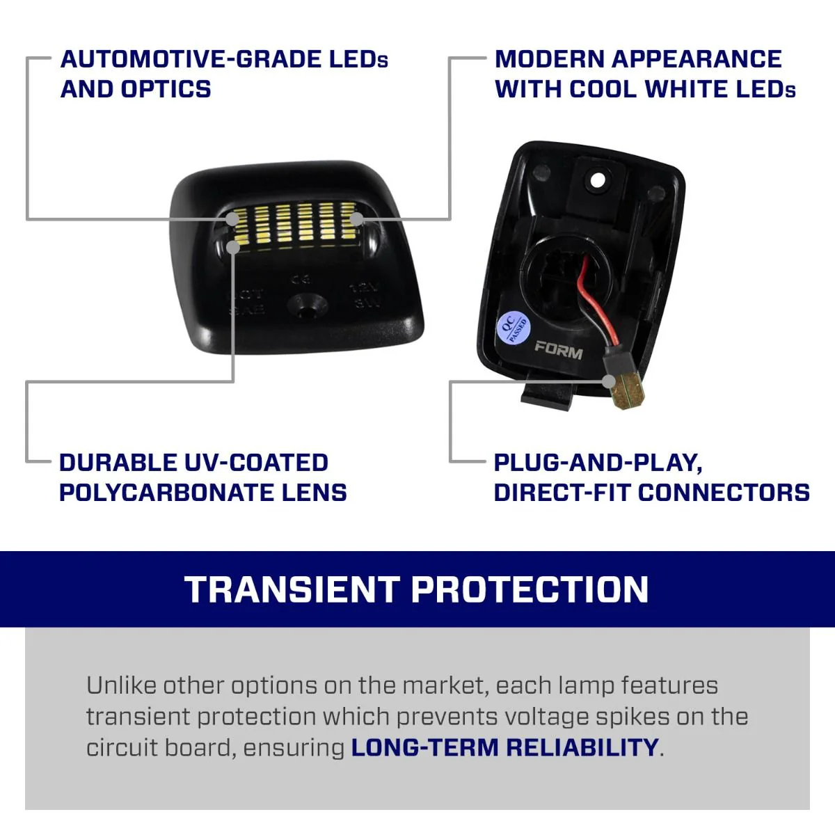LED License Plate Lights [Pair] 2005-2015 Toyota Tacoma - Image 5