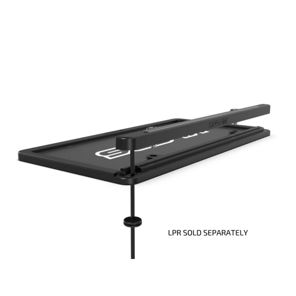 Billet Aluminum License Plate Frame For LPR / LPX Powder Coated Satin Black - Image 4
