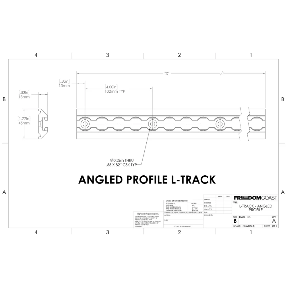 Logistics Track [L Track] - Angled - Image 3