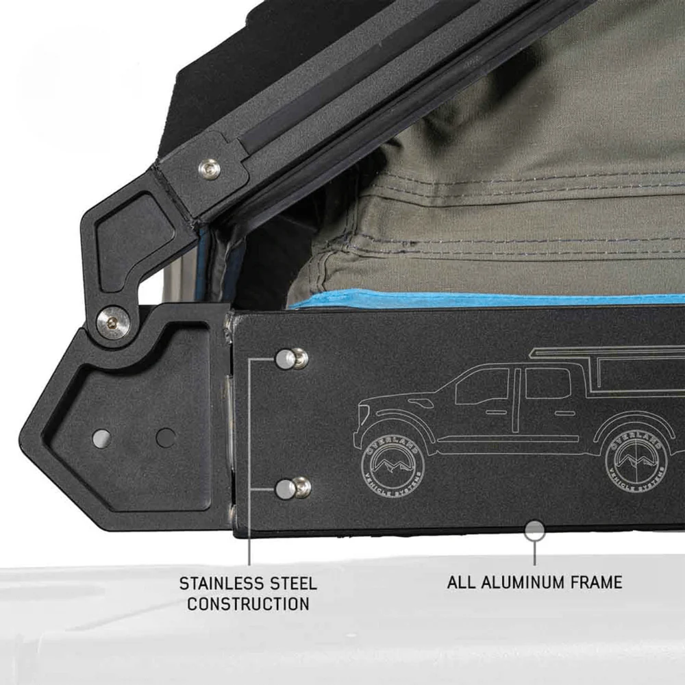 MagPak - Camper Shell/Roof Top Tent Combo with Lights, Rear Molle Panel, Side Tie Downs, Front & Rear Windows - Image 8