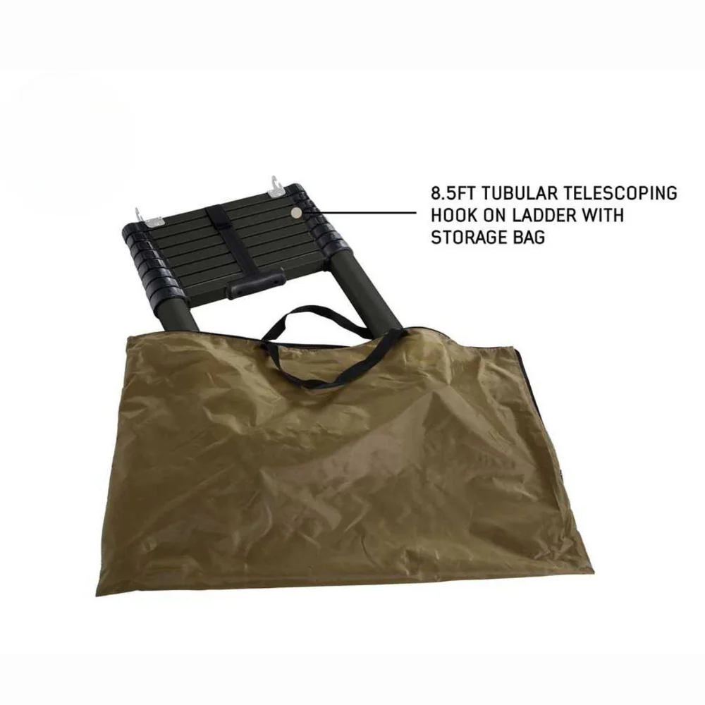 Mamba III Aluminum Roof Top Tent Ladder With Carrying Bag - Image 2