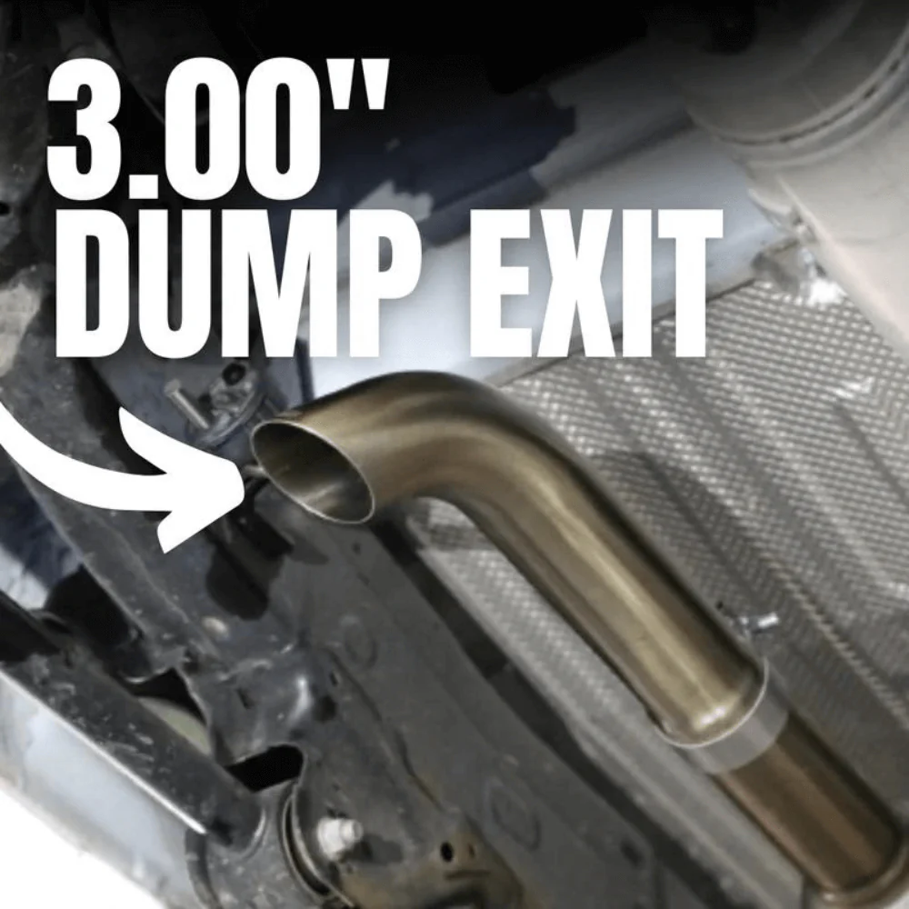 Max Clearance Dump Exit Exhaust Kit Fits 2024+ Toyota Tacoma - Image 3