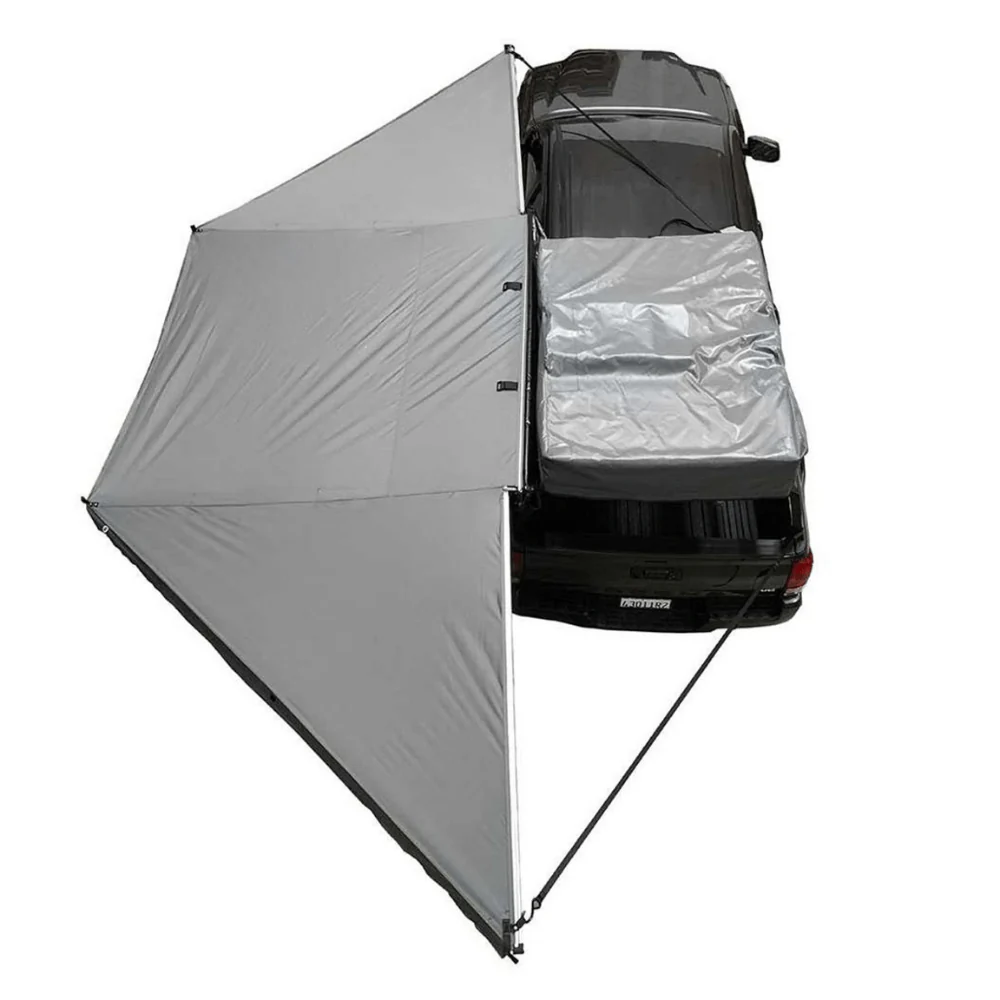 Nomadic Awning 180 Degree - Dark Gray Cover with Black Cover