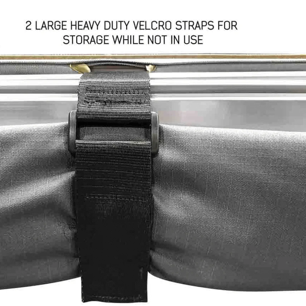 Nomadic Awning 180 Degree - Dark Gray Cover with Black Cover - Image 10