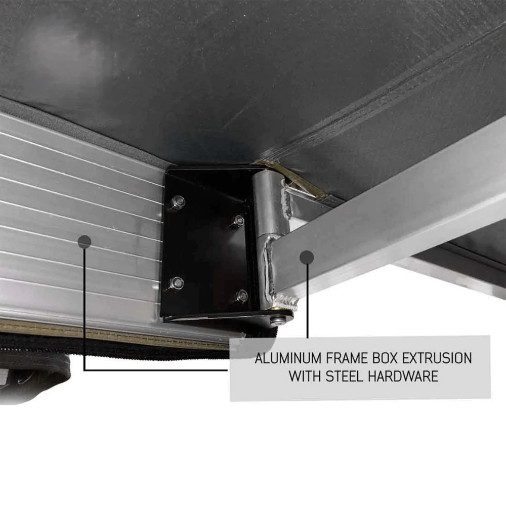 Nomadic Awning 180 Degree - Dark Gray Cover with Black Cover - Image 8