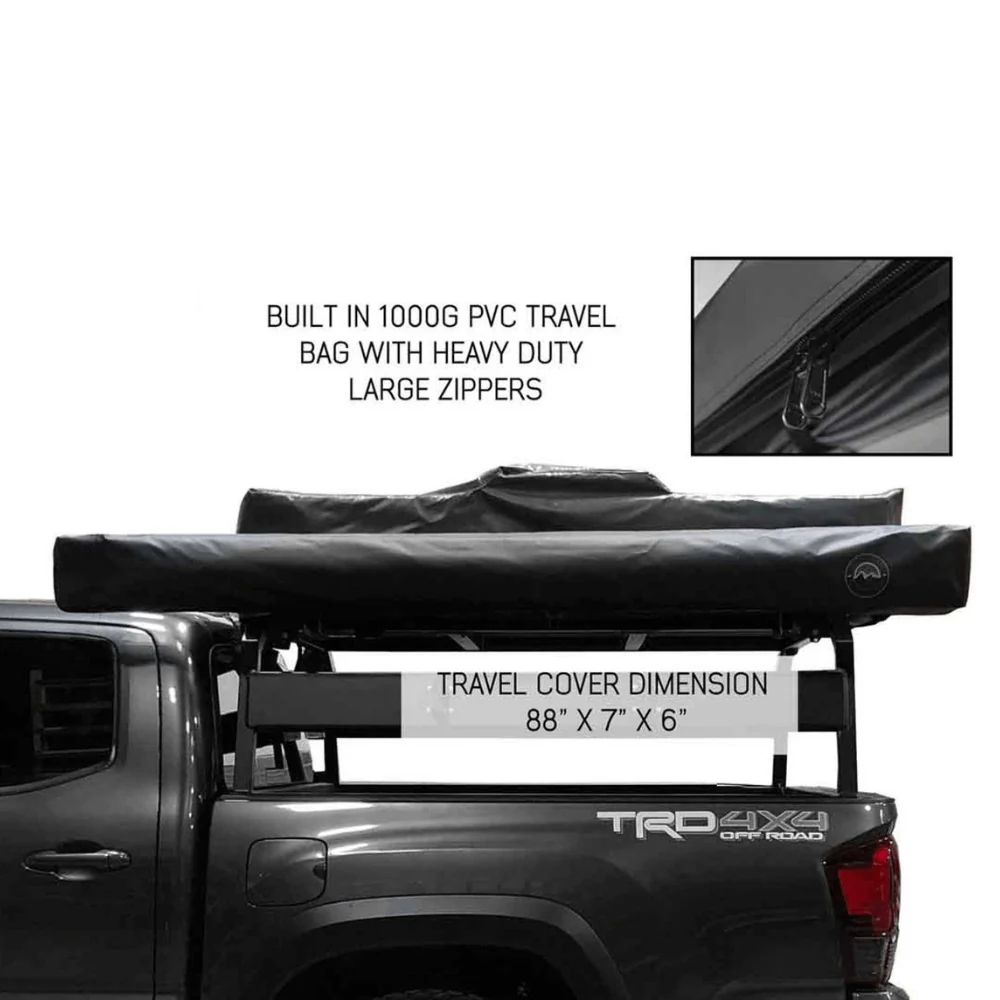 Nomadic Awning 270 Degree - Dark Gray with Black Cover - Image 8