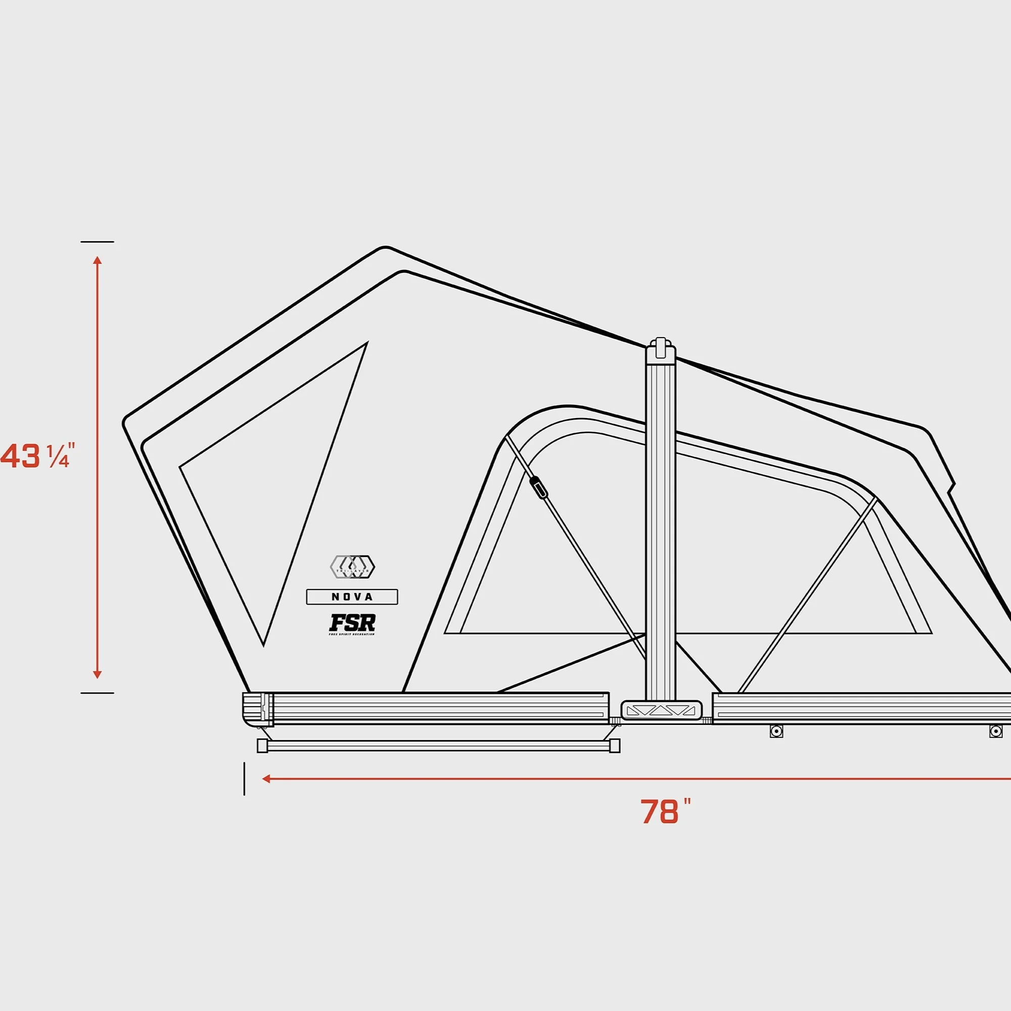 Nova - Hybrid Foldout Rooftop Tent - Image 25