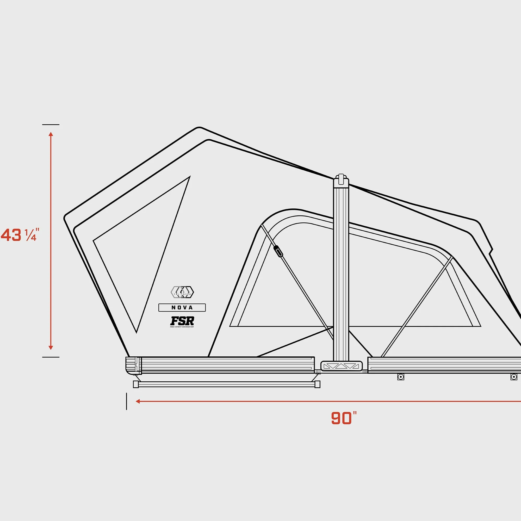 Nova King - Hybrid Foldout Rooftop Tent - Image 20
