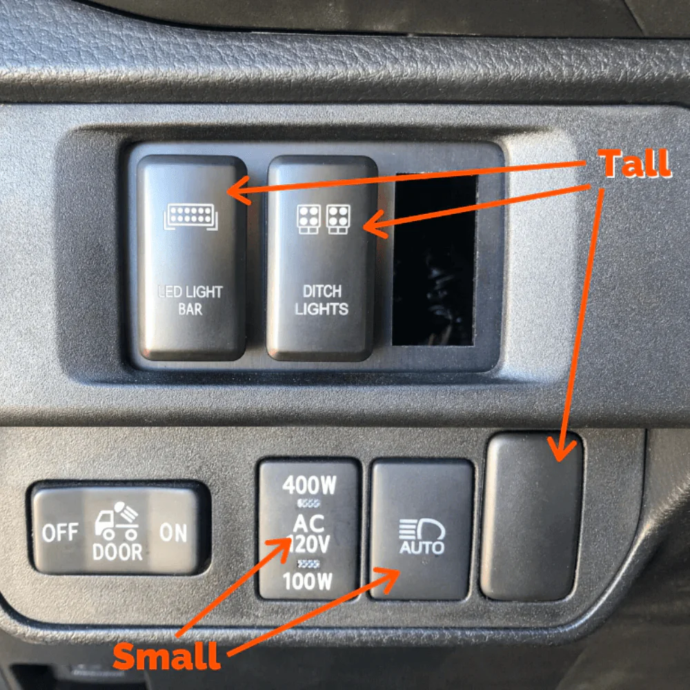 OEM Tall Style Switch Fits 2005-2023 Toyota Tacoma - Image 7
