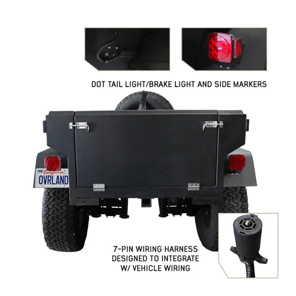 Off Road Trailer - Military Style With Full Articulating Suspension - Image 12