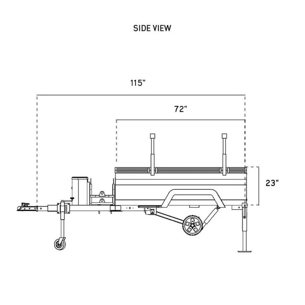 Off Road Trailer - Military Style With Full Articulating Suspension - Image 29