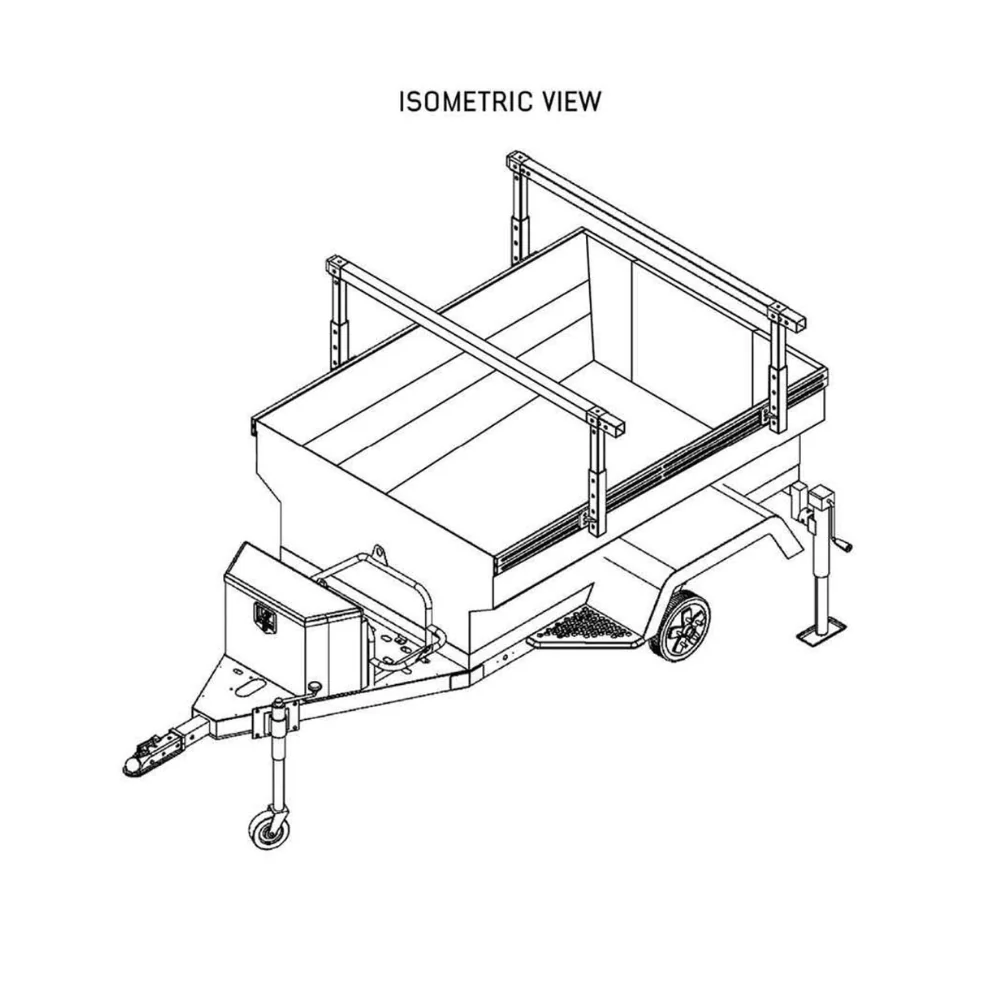 Off Road Trailer - Military Style With Full Articulating Suspension - Image 31