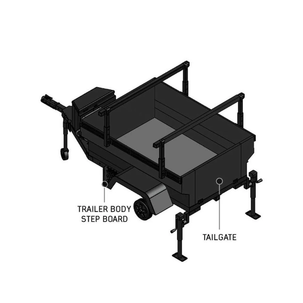 Off Road Trailer - Military Style With Full Articulating Suspension - Image 35