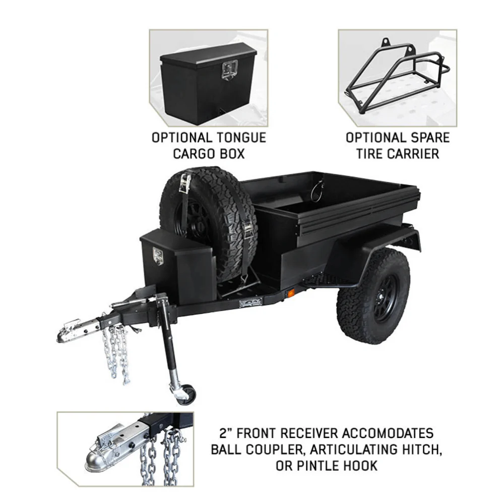 Off Road Trailer - Military Style With Full Articulating Suspension - Image 5