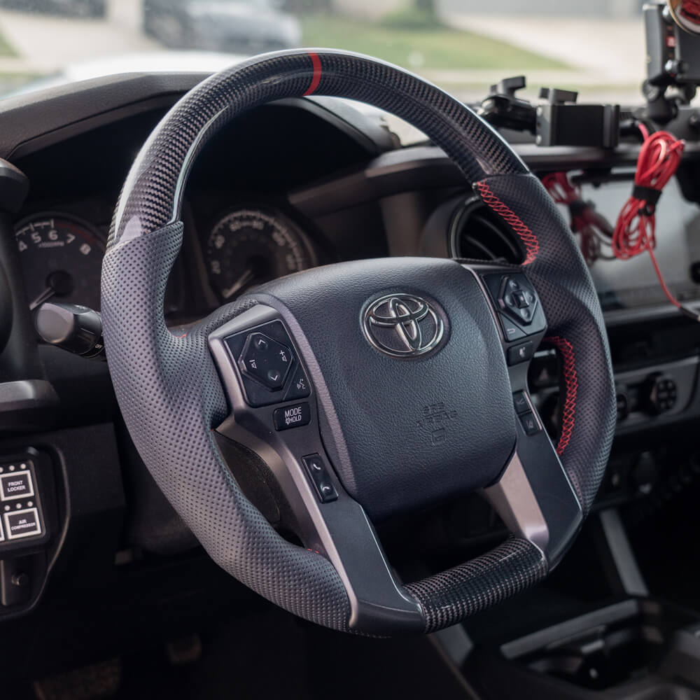 [OPEN BOX] Ultimate Carbon Fiber Steering Wheel Fits 2012-2023 Toyota Tacoma - Image 8