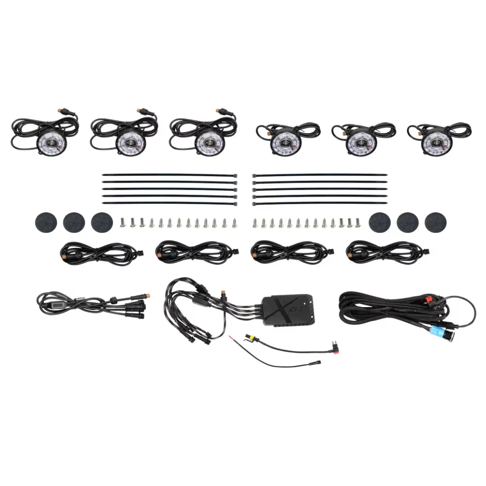 RGB Rock Light Kit: Color Changing (6PC)