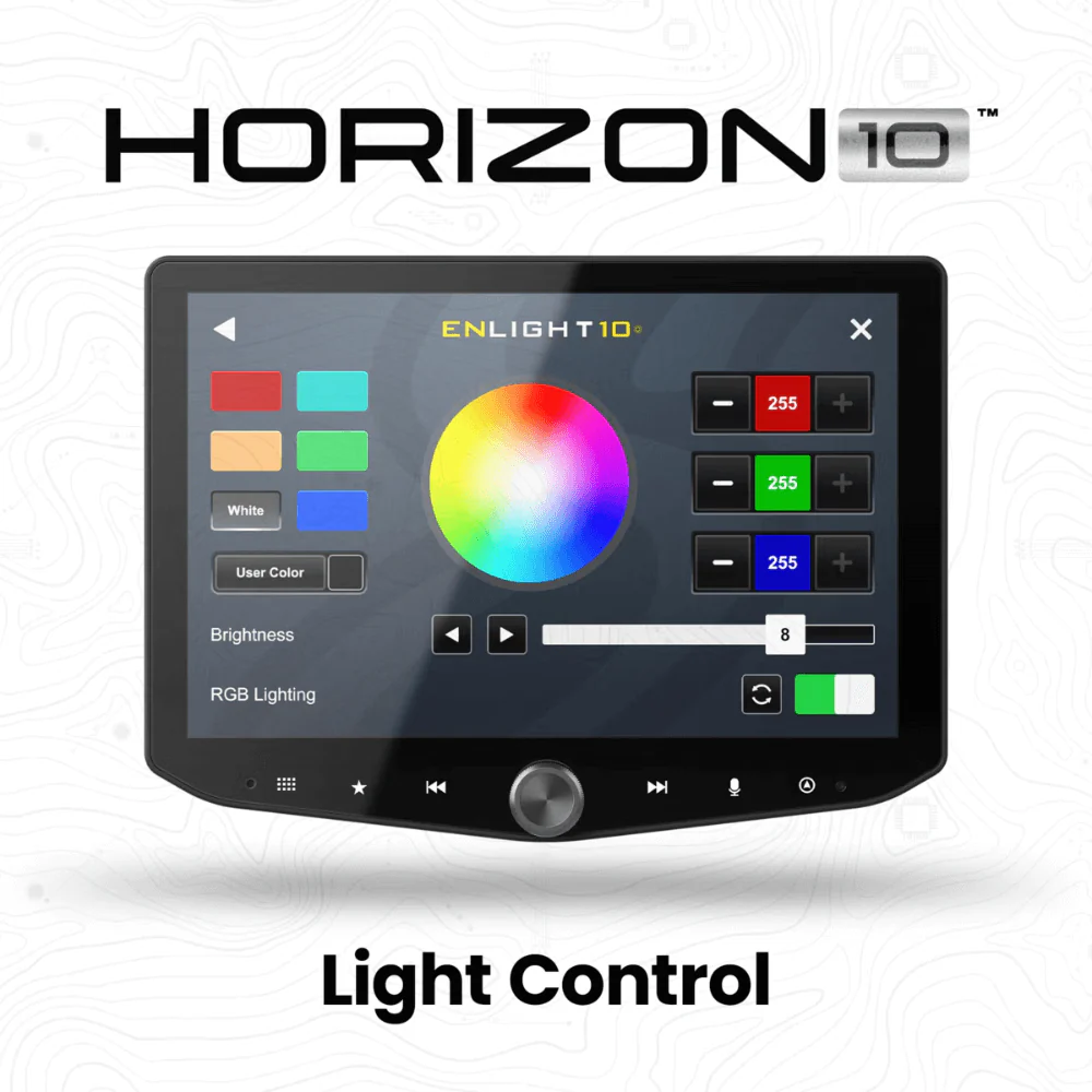 Radio Replacement Kit - Includes 10" Horizon 10 Touchscreen Radio & Plug and Play Installation Fits 2016-2023 Toyota Tacoma - Image 6