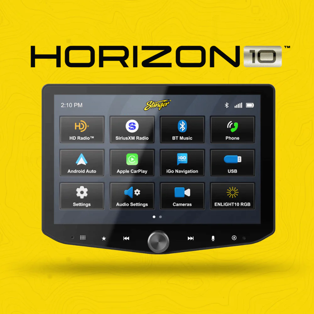Radio Replacement Kit - Includes 10" Horizon 10 Touchscreen Radio & Plug and Play Installation Fits 2016-2023 Toyota Tacoma - Image 8
