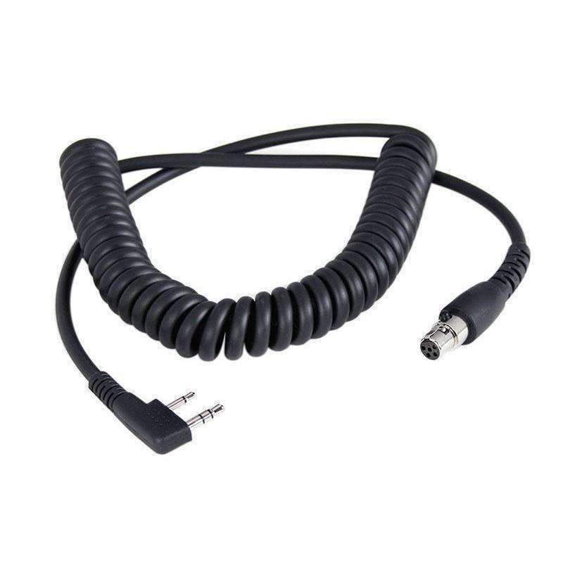 Rugged and Kenwood Handheld Radio | Headset Coil Cord