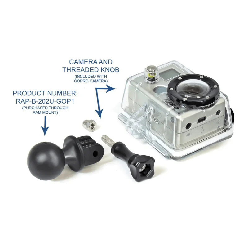 RAM® Action Camera Universal Ball Adapter - Image 9