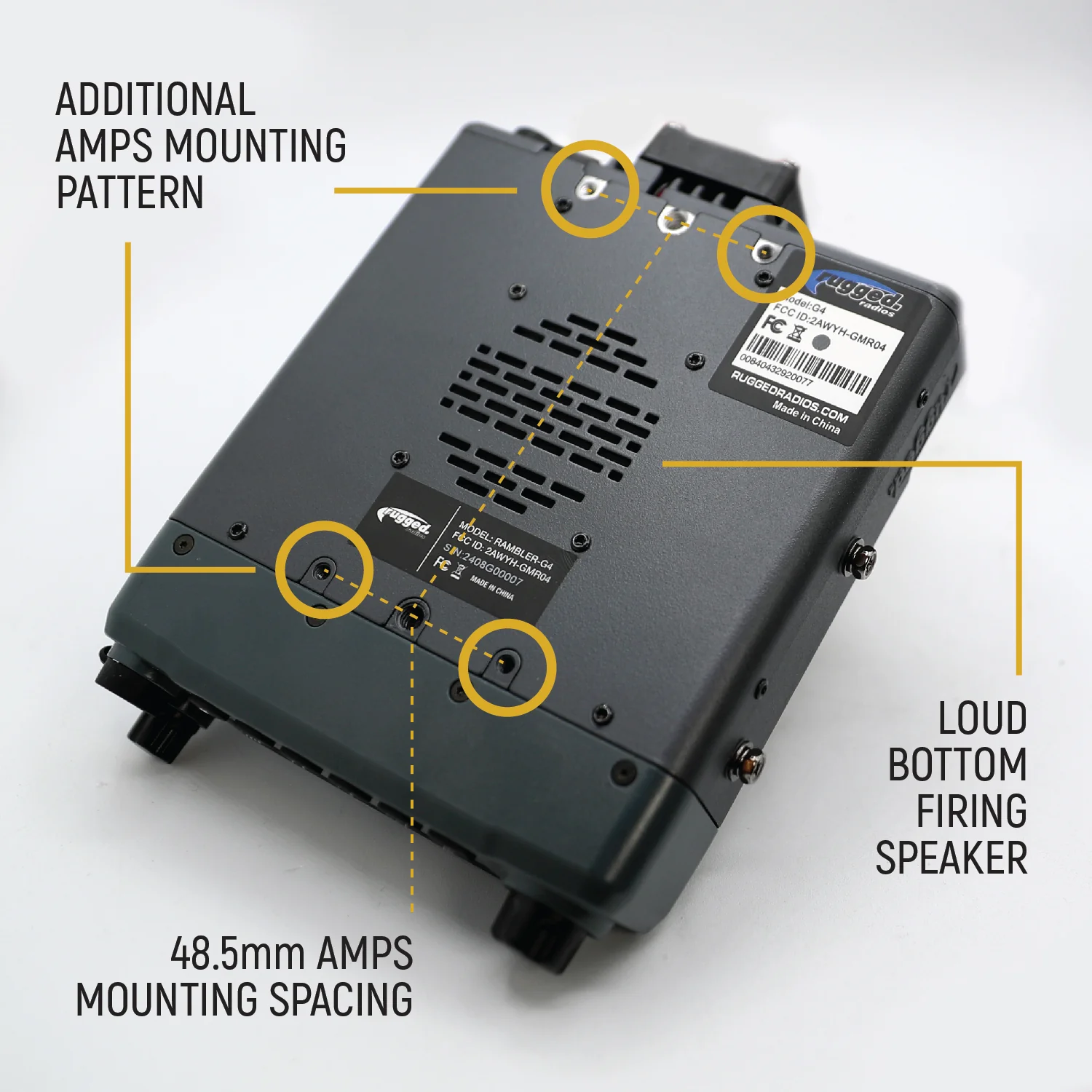 Rambler G4 GMRS Mobile Radio with Antenna Radio Kit - Image 4
