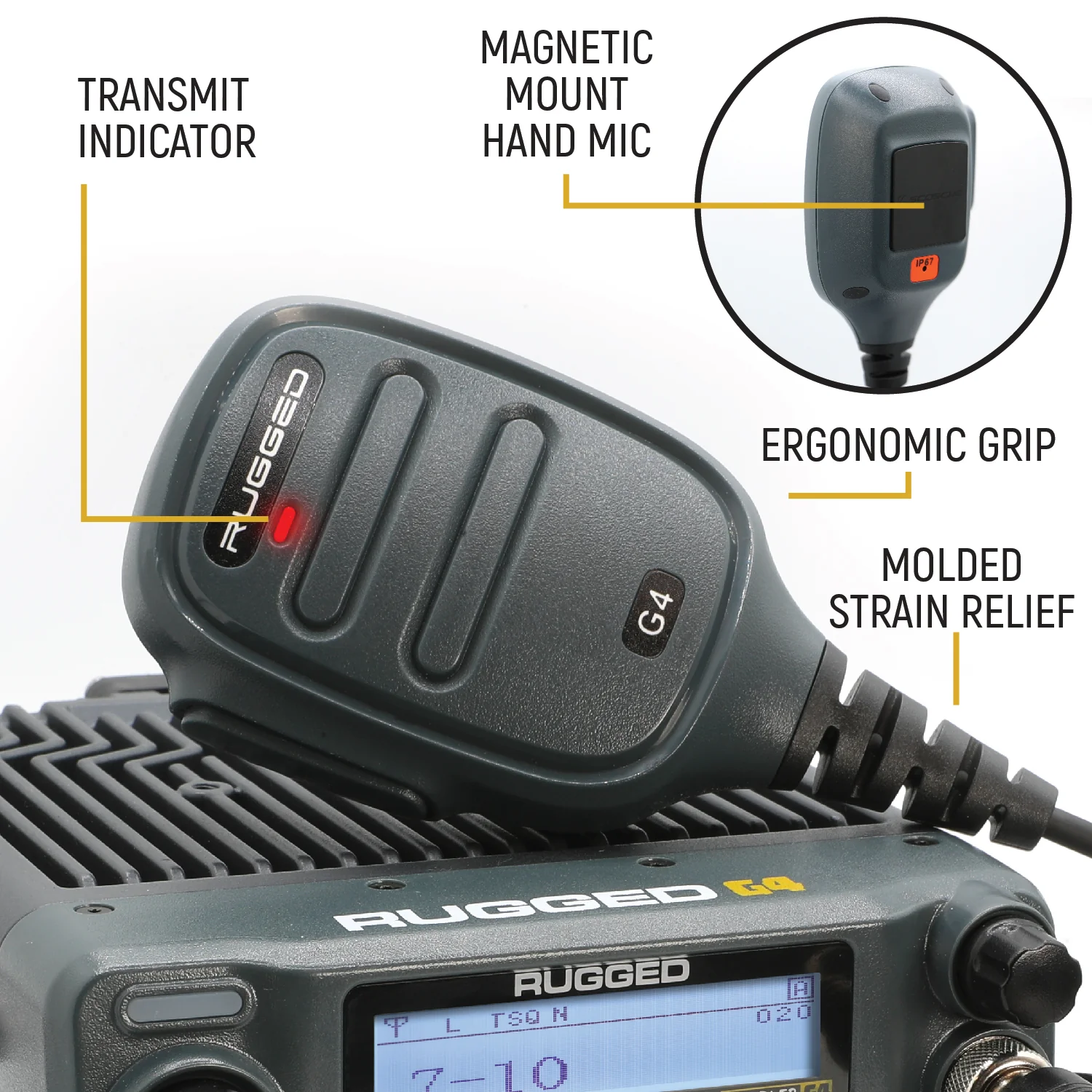 Rambler G4 GMRS Mobile Radio with Antenna Radio Kit - Image 7