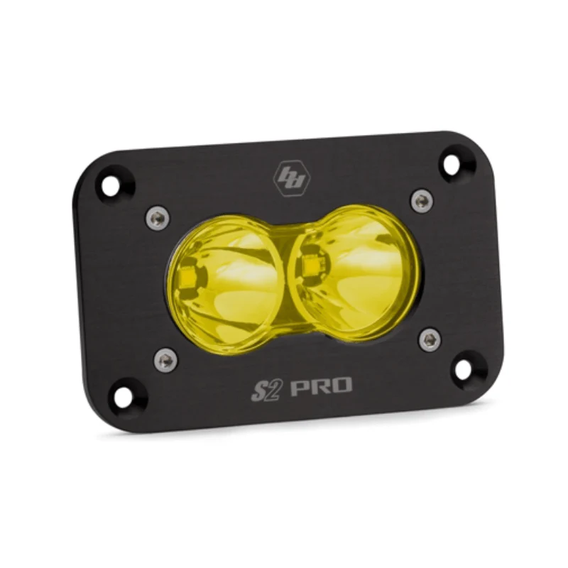 S2 Pro Black Flush Mount LED Auxiliary Light Pod - Image 5