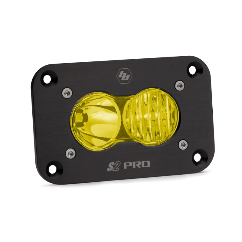 S2 Pro Black Flush Mount LED Auxiliary Light Pod - Image 6