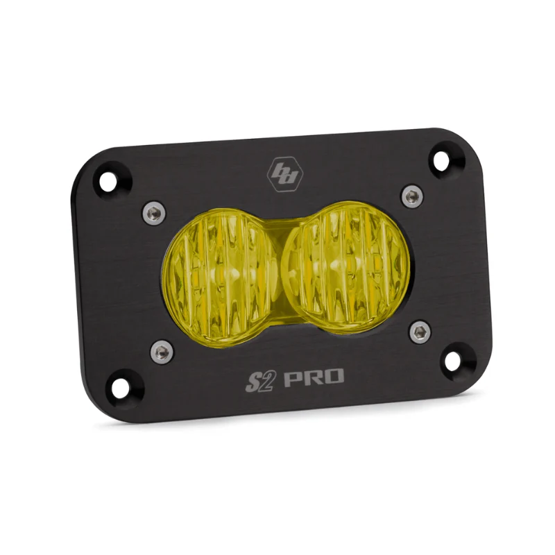 S2 Pro Black Flush Mount LED Auxiliary Light Pod - Image 7