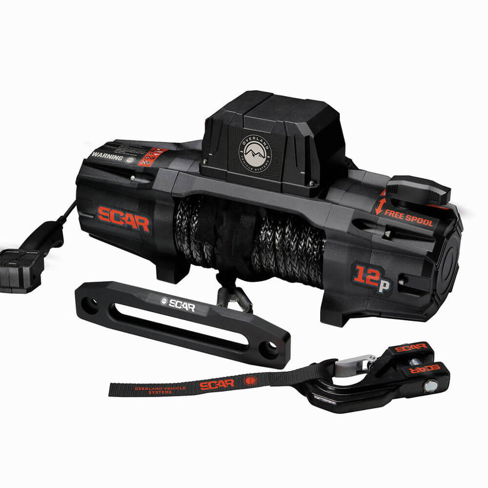 SCAR 12 Waterproof Winch with Wireless Remote - Image 4