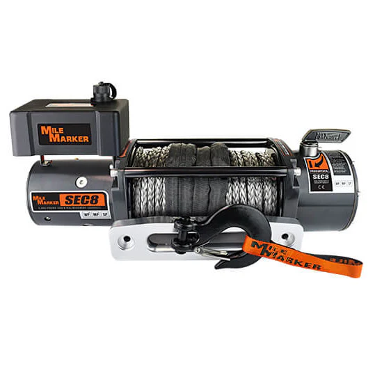 SEC8 | 8000 lb. Winch With Synthetic Rope - Image 2