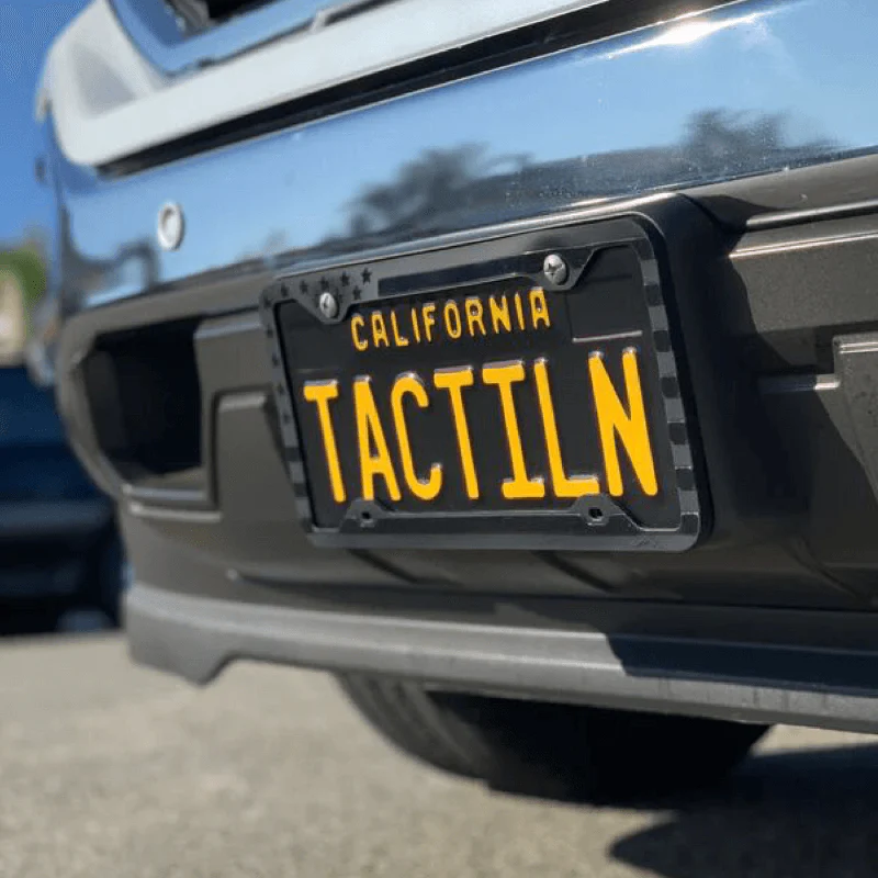 Silicone American Flag License Plate Frame - Anti-Rattle, Anti-Scratch - Image 3