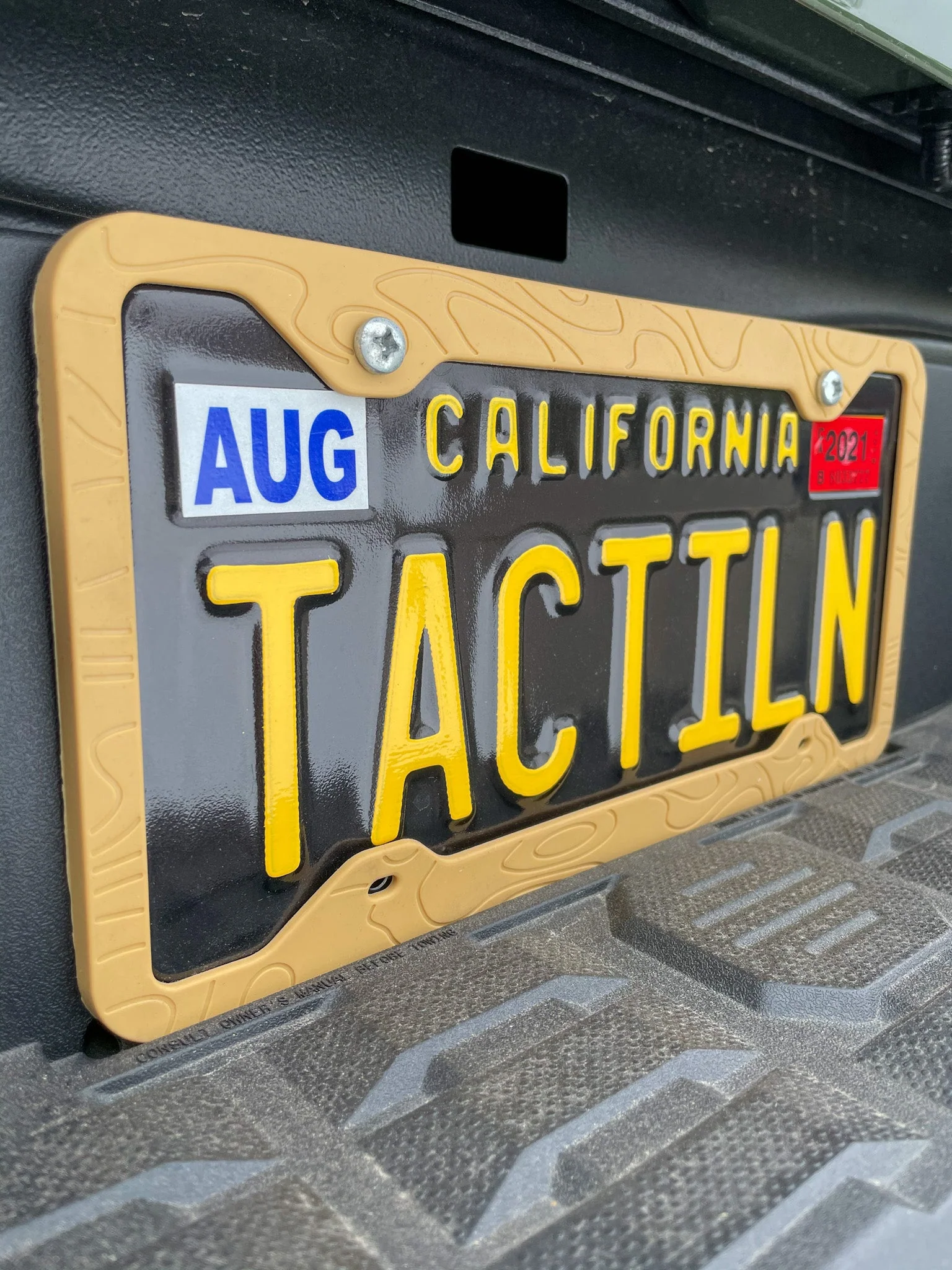 SILICONE TOPOGRAPHY LICENSE PLATE FRAME - ANTI-RATTLE, ANTI-SCRATCH - Image 9