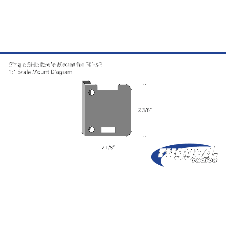 Handheld Radio Mount | For R1, GMR2, RDH16, V3 & RH5R - Image 2