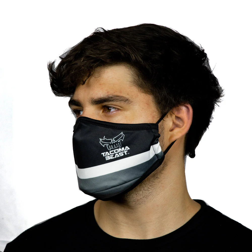 Skull Face Mask - Black & White - Image 4
