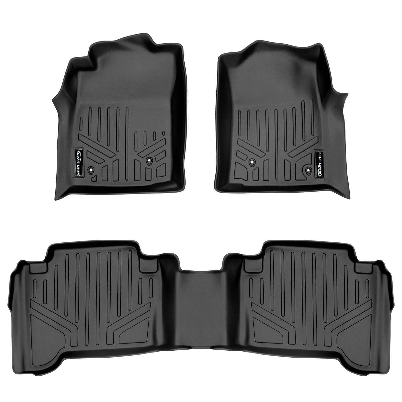 SmartCoverage™ Custom Fit Floor Liners fits 2005-2011 Toyota Tacoma Double Cab (Automatic Transmission) - Image 2