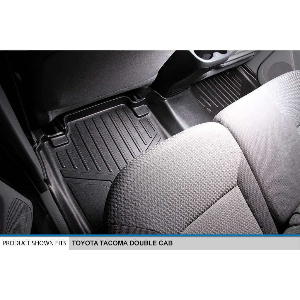 SmartCoverage™ Custom Fit Floor Liners fits 2005-2011 Toyota Tacoma Double Cab (Automatic Transmission) - Image 5