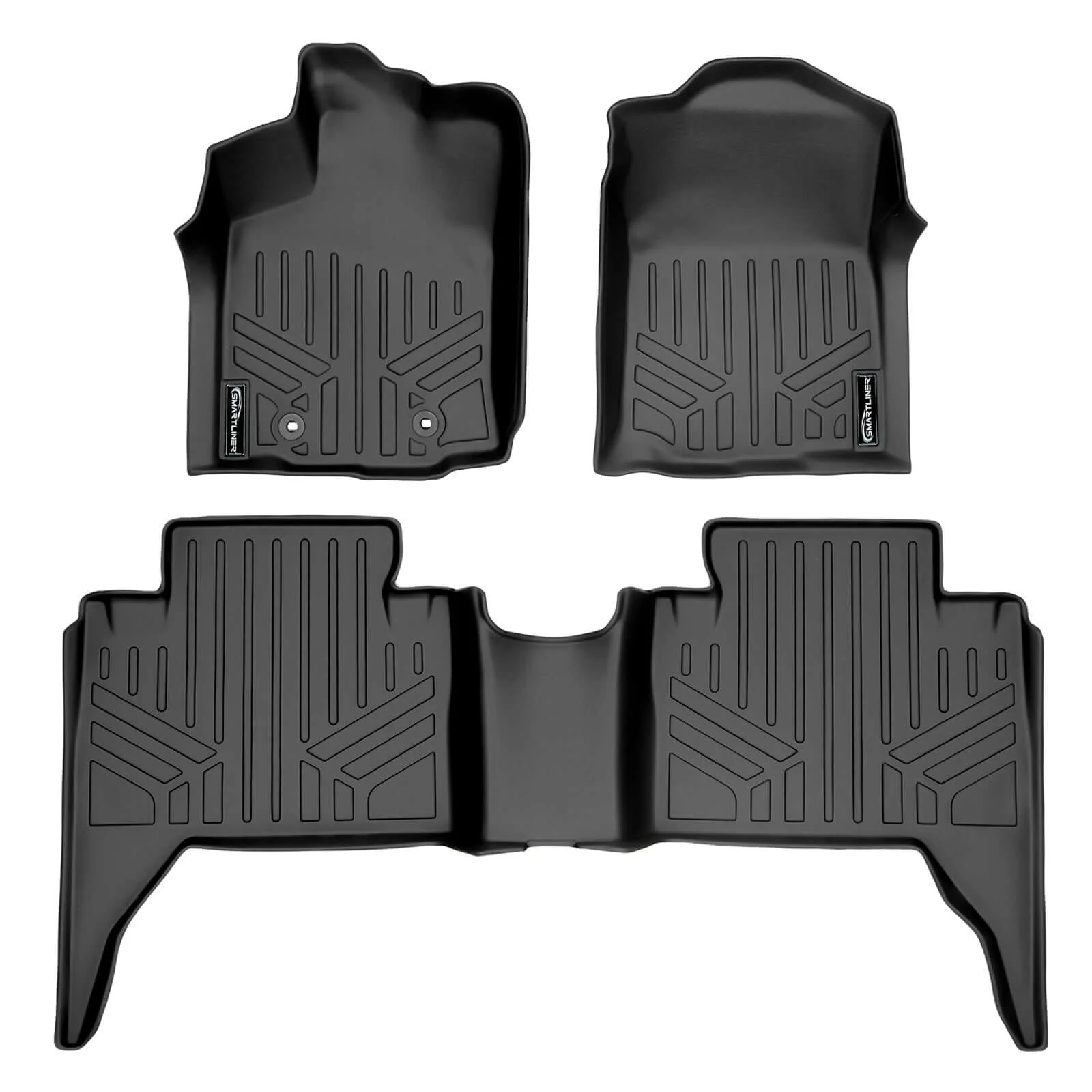 SmartCoverage™ Custom Fit Floor Liners fits 2016-2017 Toyota Tacoma Double Cab - Image 12