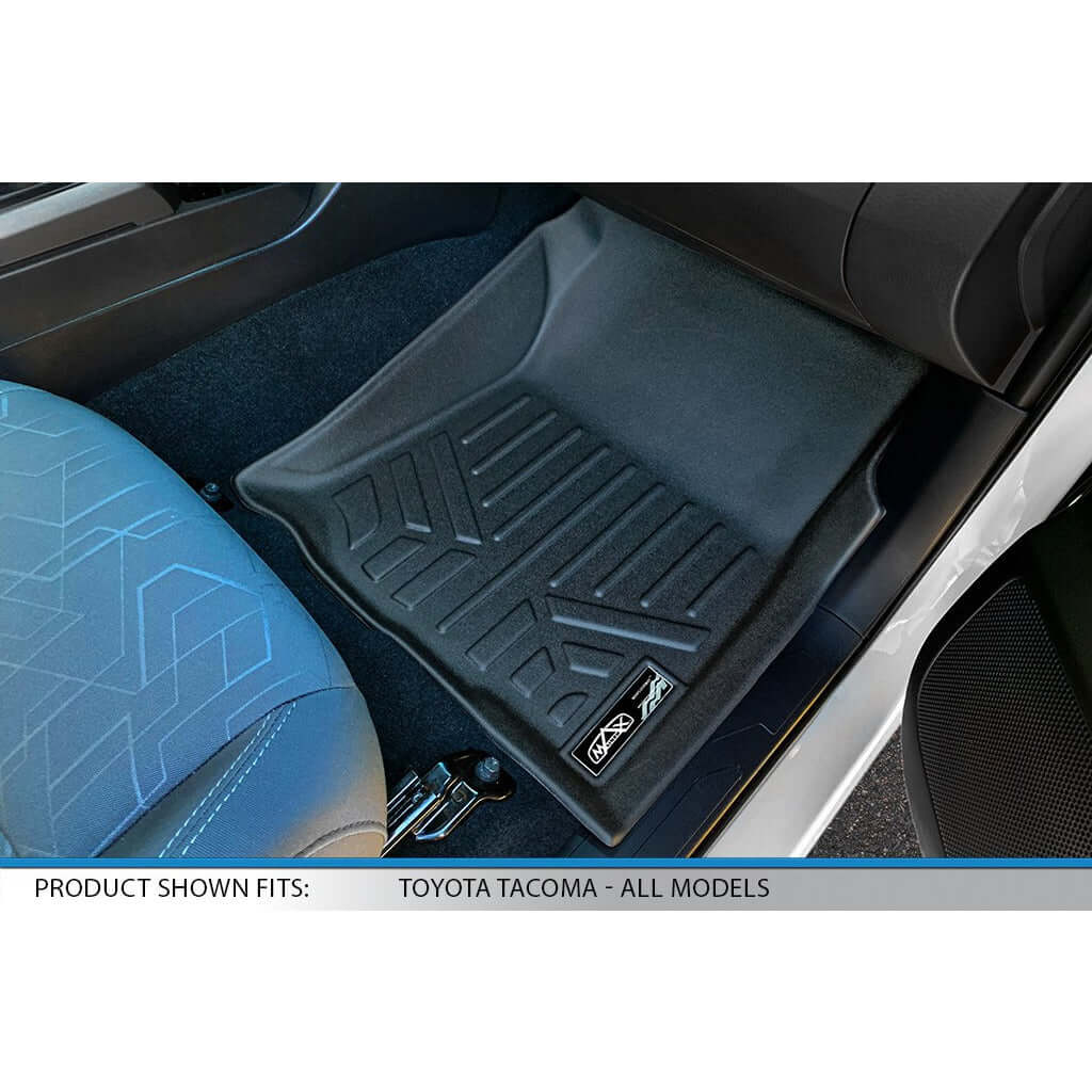 SmartCoverage™ Custom Fit Floor Liners fits 2016-2017 Toyota Tacoma Double Cab - Image 4
