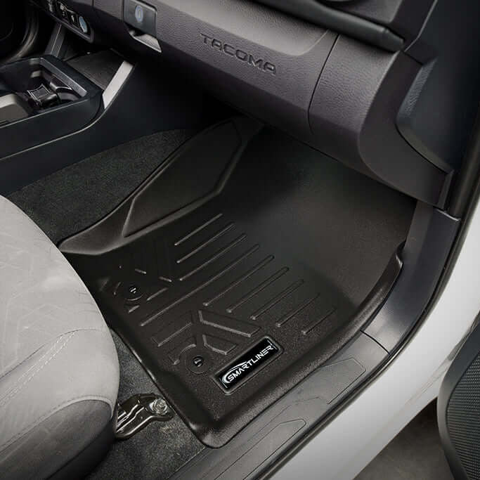 SmartCoverage™ Custom Fit Floor Liners fits 2018-2023 Toyota Tacoma Double Cab (Automatic Transmission) - Image 8