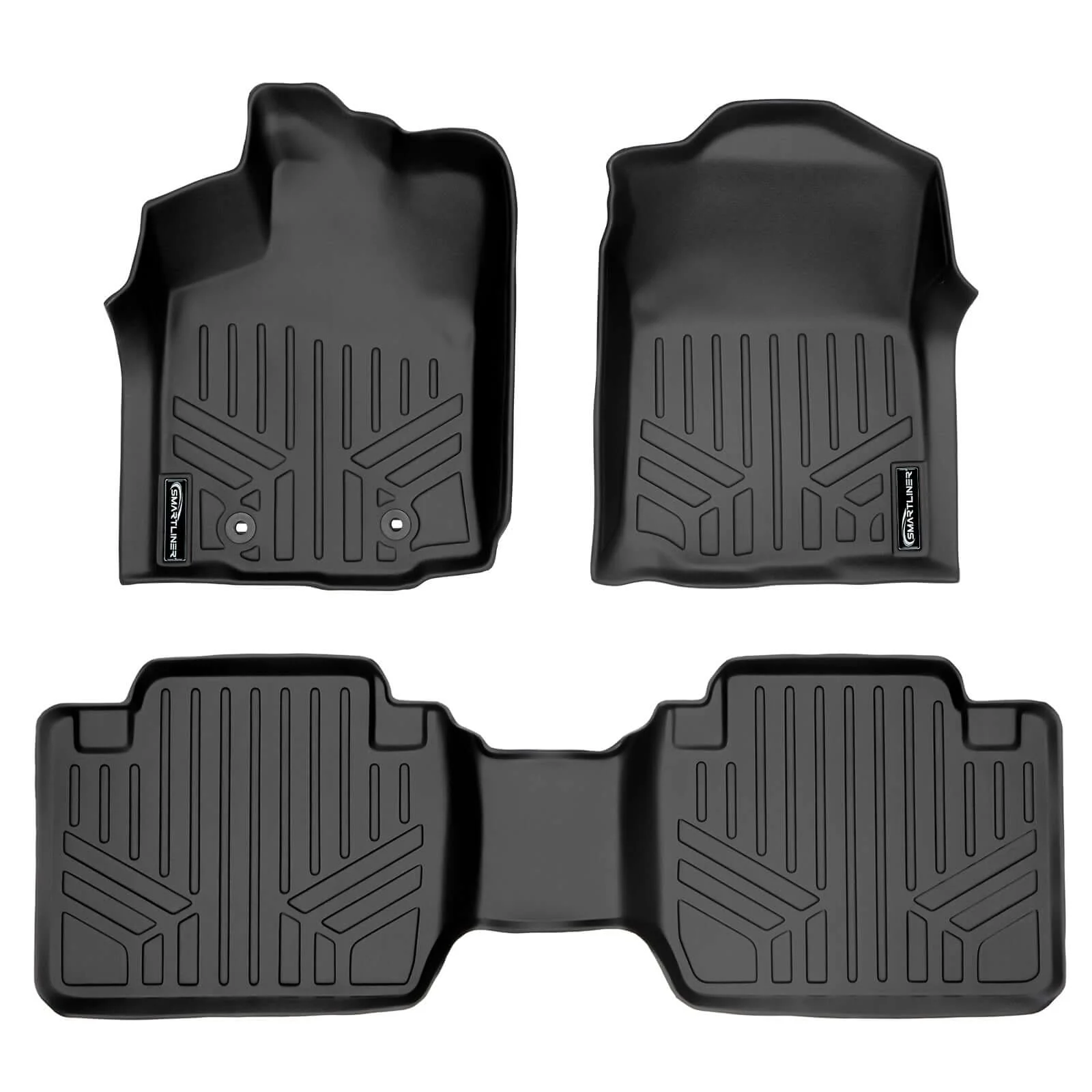 SMARTLINER Custom Fit Floor Liners fits 2016-2017 Toyota Tacoma Extended Cab - Image 2