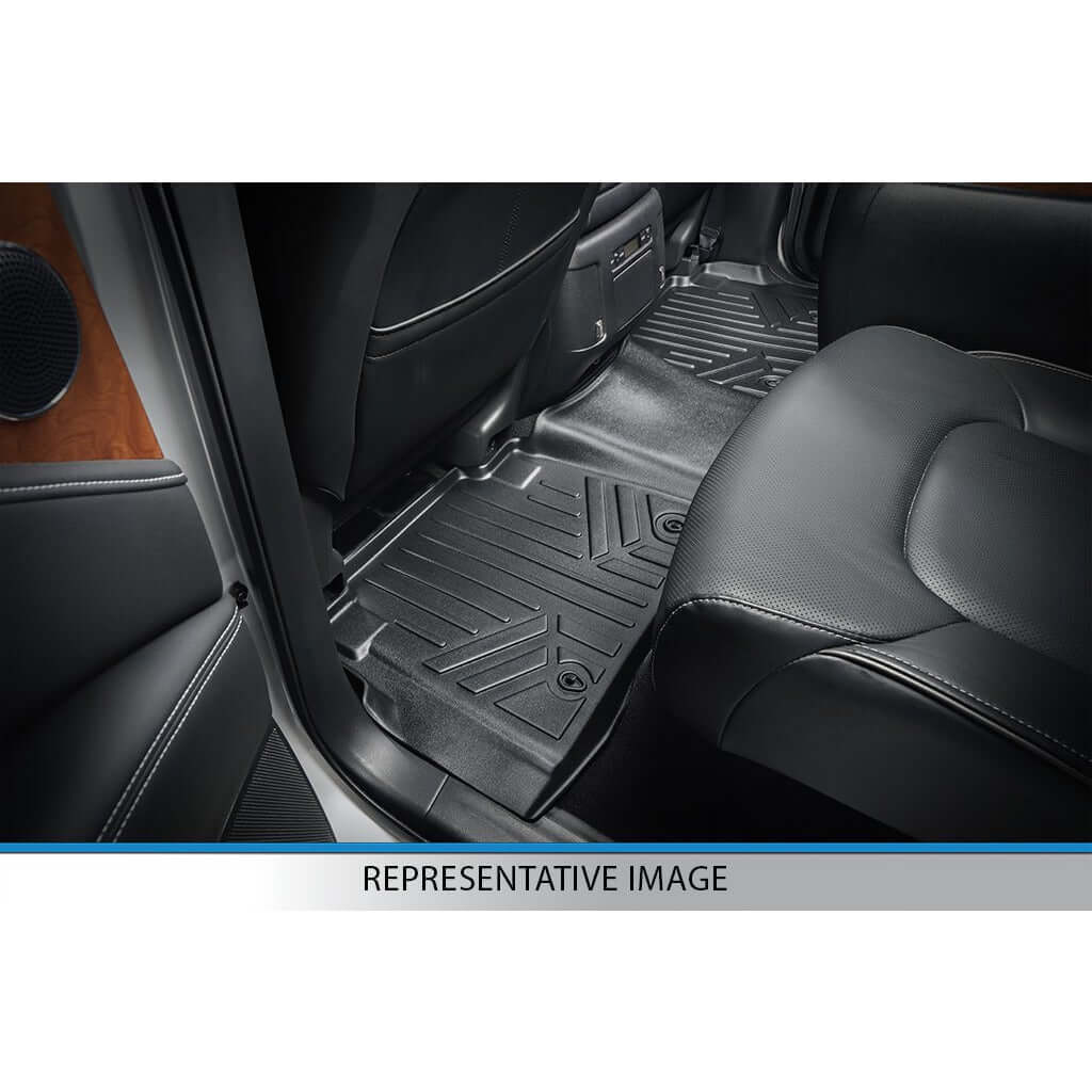 SMARTLINER Custom Fit Floor Liners fits 2016-2017 Toyota Tacoma Extended Cab - Image 7